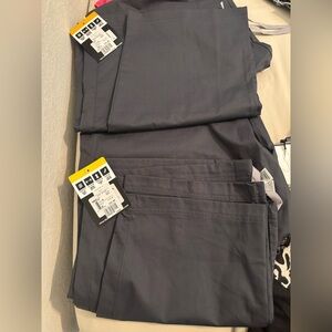 WonderWink Men's Charcoal Chinos